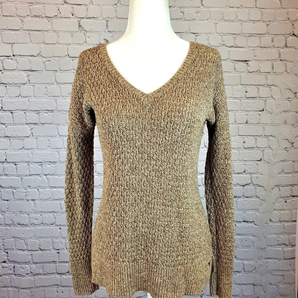 𝅺AMERICAN Eagle Cable Knit Sweater sz XS - Picture 2 of 11